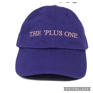 NEW THE PLUS ONE BASEBALL CAP BY HOHO COCO